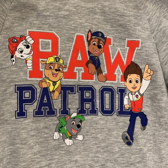 Paw patrol sweatshirt -size 6/7 - Picture 2 of 5